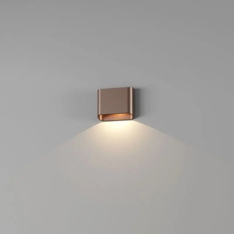 Artdelight Diaz 1L - wandverlichting - 14,5 x 12 x 3,8 cm - 6W LED incl. - IP54 - brons geborsteld Favoriet