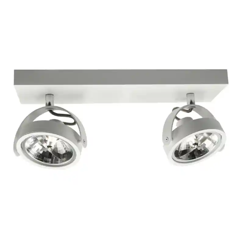 Tijdelijk Beschikbaar Artdelight Wajer - opbouwspot 2L - 40 x 12 x 14 - 2 x 3,5W dimbaar LED incl. - wit