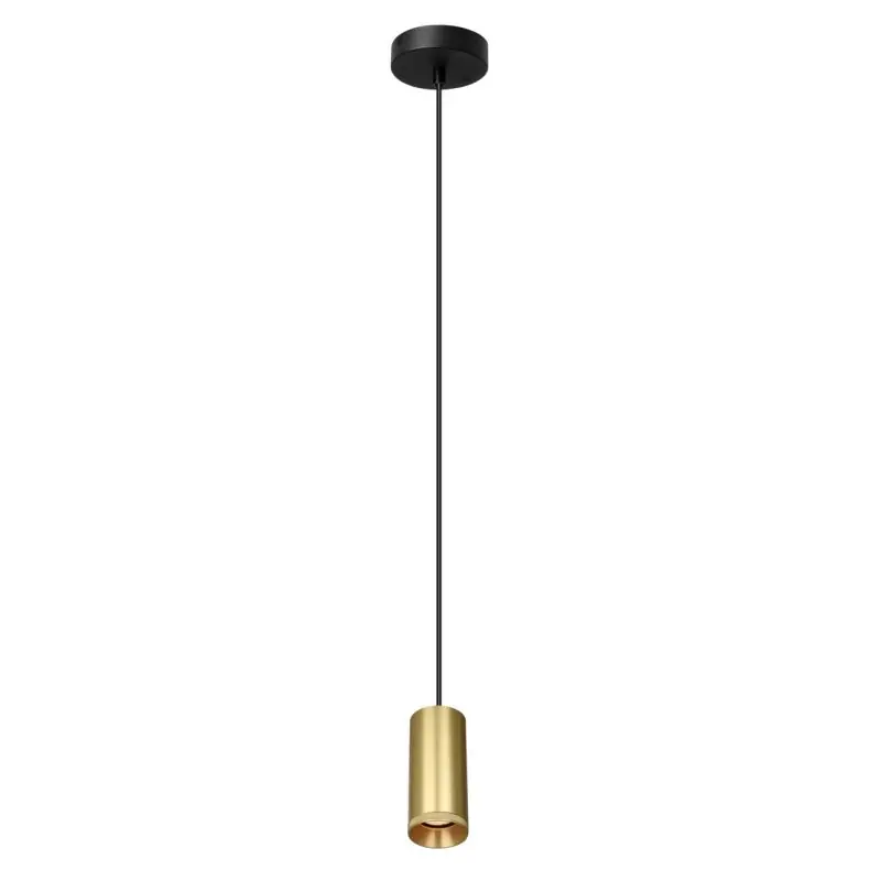 Artdelight Milano - hanglamp - Ø 6,5 x 150 cm - mat goud Origineel