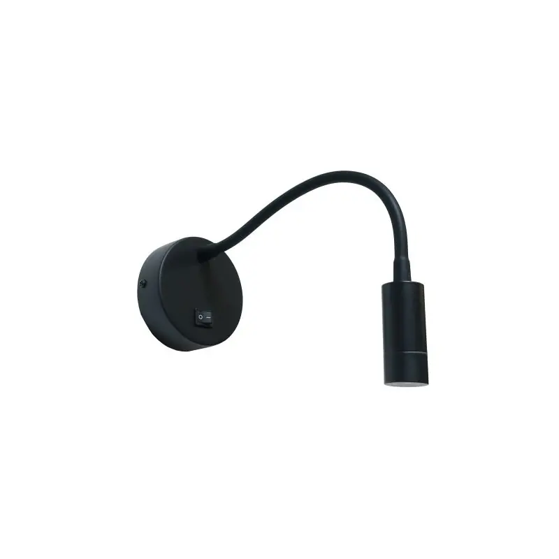 Op = Op Artdelight Flexi-C - wandverlichting met schakelaar - Ø 10 x 34 cm - 3W LED incl. - zwart