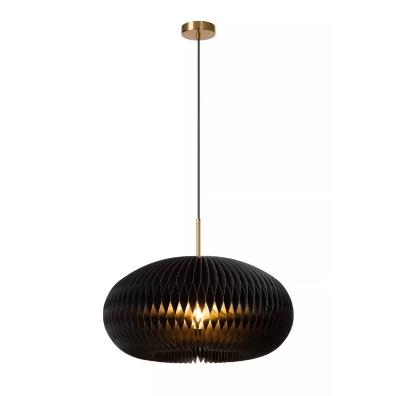 Hete Deal Lucide Armoni - hanglamp - Ø 52 x 180 cm - zwart