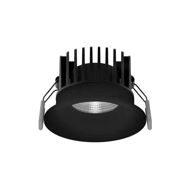 Shop Nu Nova Luce Blade - inbouwspot - Ø 85 mm, Ø 80 mm inbouwmaat - 12W LED incl. - IP65 - zwart