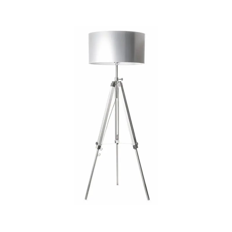 Artdelight Jewel - staanlamp - 150 cm - wit en chroom Rechtstreeks Van De Fabrikant