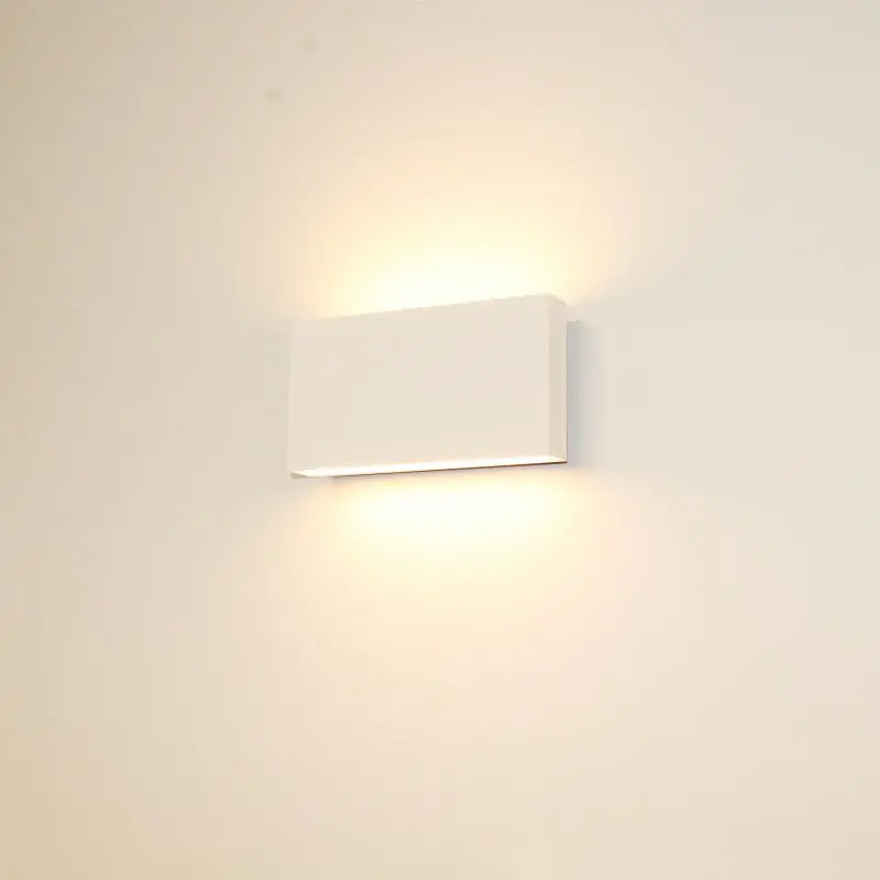 Artdelight Box - buiten wandverlichting - 17 x 9 x 4 cm - 2 x 6,5W dimbare LED incl. - IP54 - wit Shop Nu