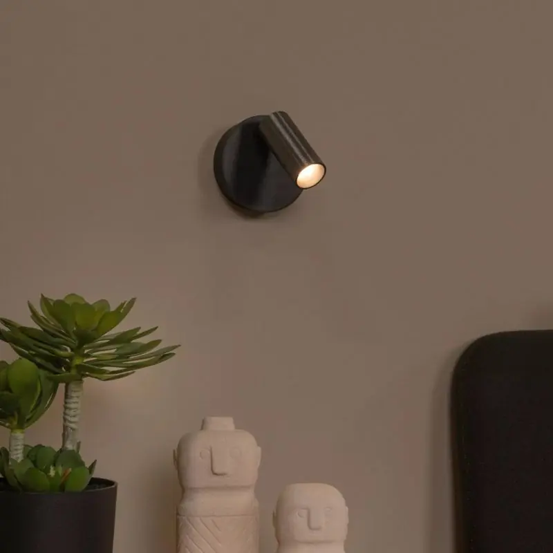 Nieuw Model Lucide Toni - oplaadbare wandlamp - Ø 8,1 x 12,4 cm - 2W dimbare LED incl. - grijs