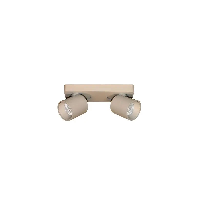 Artdelight Laguna - opbouwspot 2L - 22 x 8, 5 x 9, 5 cm - 2 x 6W dimbare LED incl. - champagne Nieuw Model