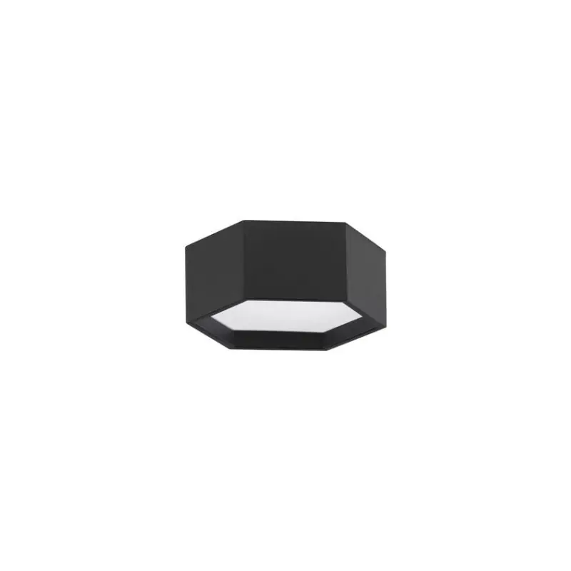 Voordeelprijs Nova Luce Samba - plafondlamp - 25 x 10 cm - 10W LED incl. - zandzwart