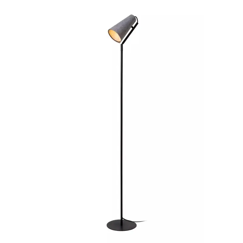 Uitverkoop Lucide Bensen - vloerlamp - Ø 22 x 152 cm - grijs