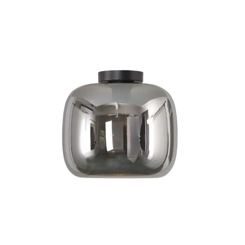 Artdelight Preston - plafondverlichting - Ø 28 x 26 cm - titan Weekendaanbieding