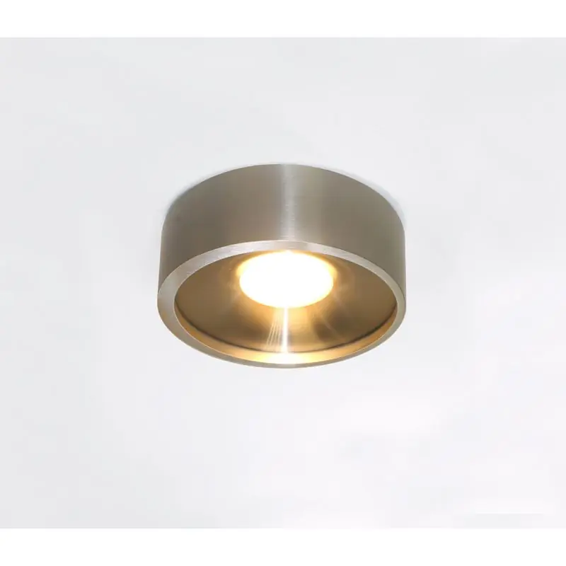Artdelight Orlando - plafondverlichting - Ø 14 x 5 cm - 10W dimbare LED incl. - aluminium Beperkte Voorraad