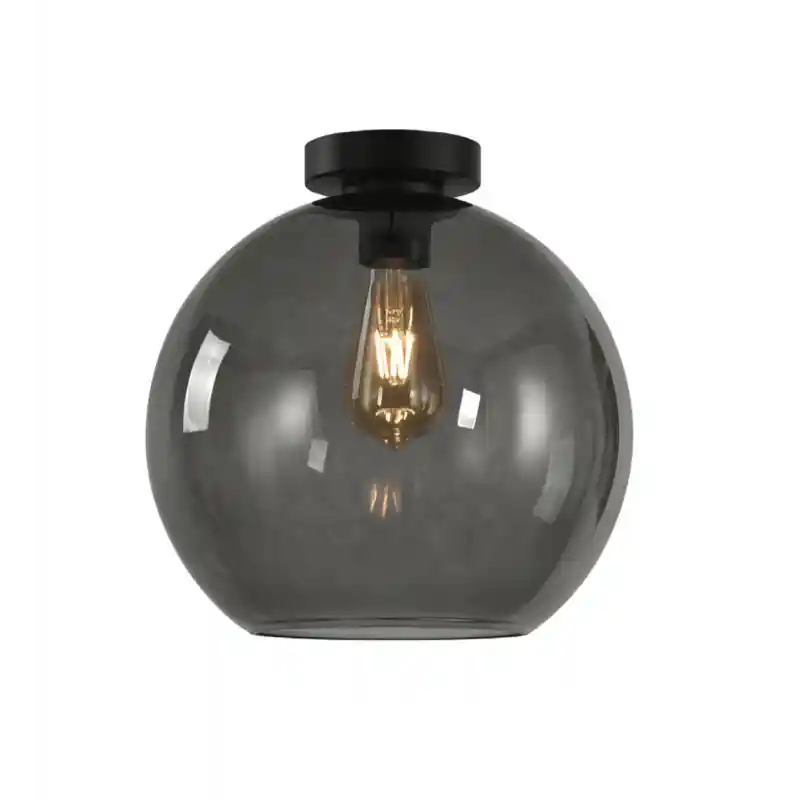 Nieuwe Collectie Artdelight Marino - plafondverlichting - Ø 30 x 30,5 cm - gerookt
