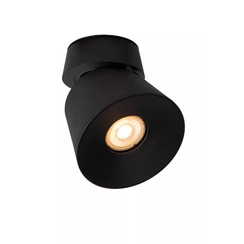 Lucide Trigono - opbouwspot - Ø 10,5 x 9,8 cm - zwart Gratis Retour
