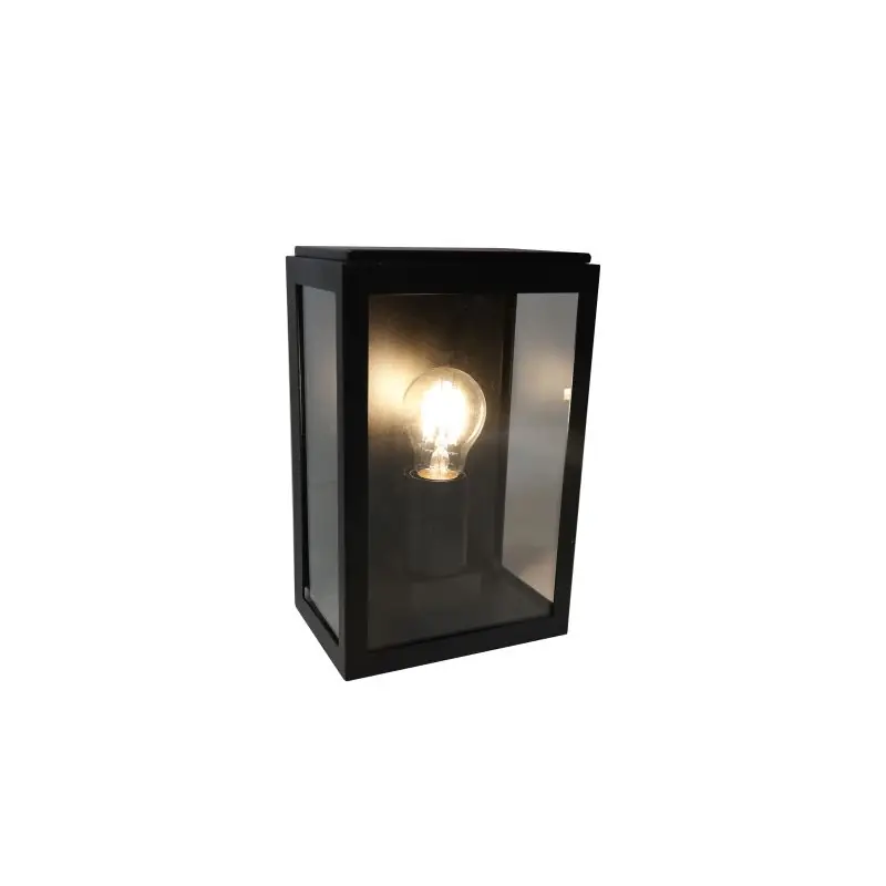 Artdelight Rowin - buiten wandverlichting - 16 x 11 x 25,2 cm - IP44 - zwart Dagaanbieding