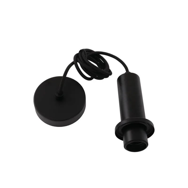 Wereldwijde Verzending Artdelight Pipe - hanglamp met strijkijzersnoer - Ø 10 x 168 cm - zwart