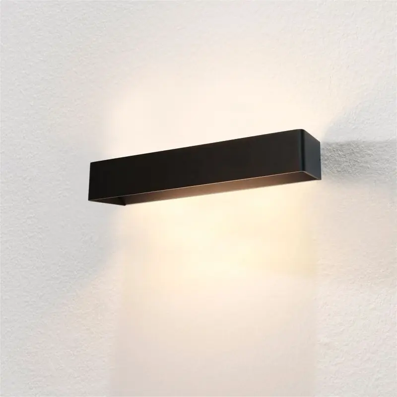 Speciale Aanbieding Artdelight Mainz XL - wandverlichting - 50 x 10 x 7 cm - 2 x 6,3W dimbare LED incl. - zwart