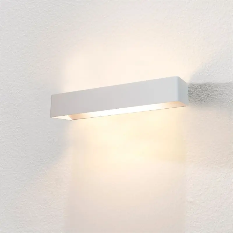 Artdelight Mainz XL - wandverlichting - 50 x 10 x 7 cm - 2 x 6,3W dimbare LED incl. - wit Nieuw Model