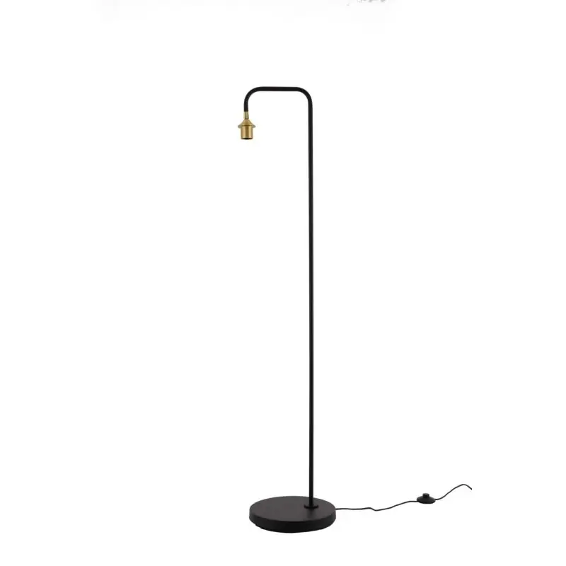 Shop Nu Artdelight Djano - vloerlamp - 30 x 23 x 150cm - zwart met goud