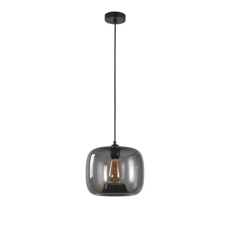Actieprijs Artdelight Preston - hanglamp - Ø 28 x 178 cm - gerookt
