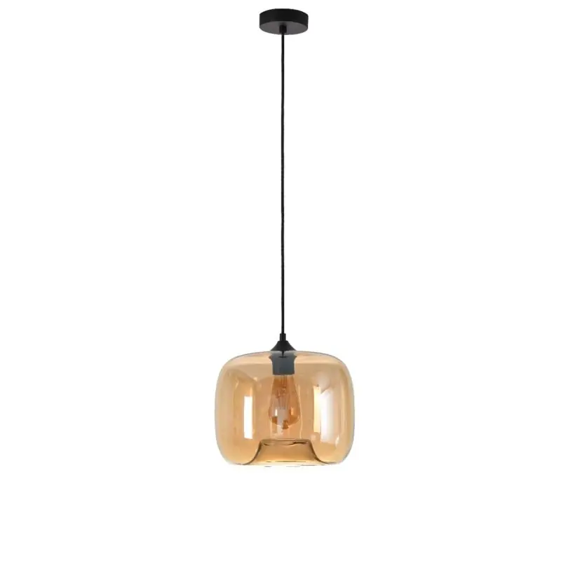 Artdelight Preston - hanglamp - Ø 28 x 178 cm - amber Must-Have