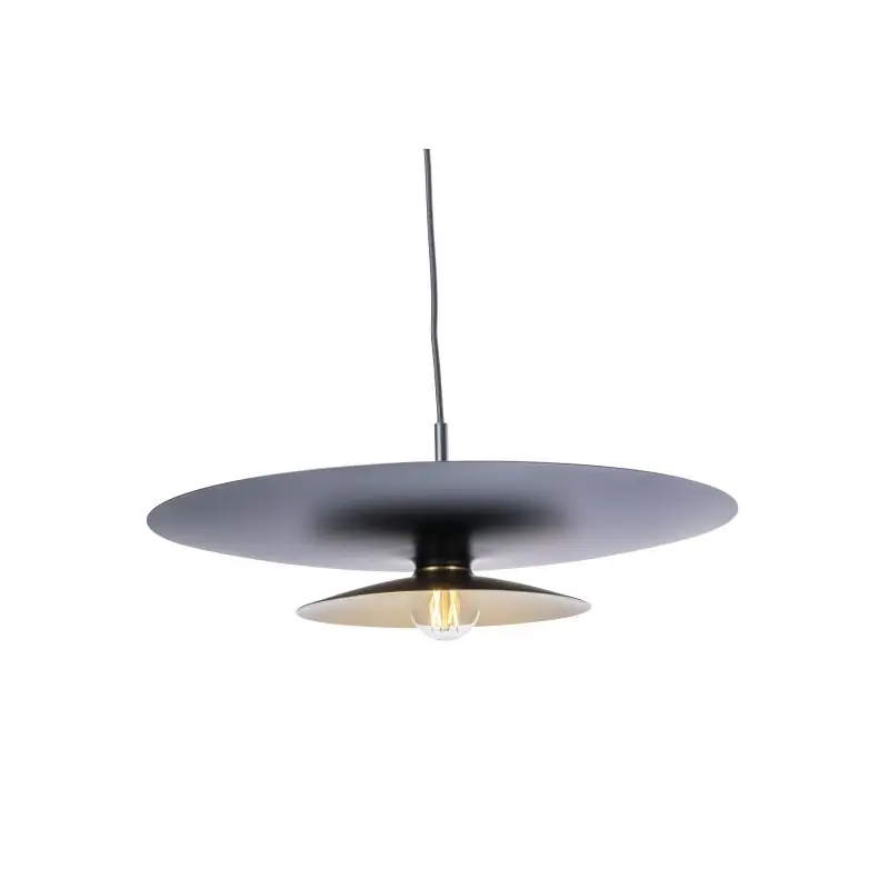 Koop Online Artdelight Linares - hanglamp - Ø 50 x 16,5 cm - zwart