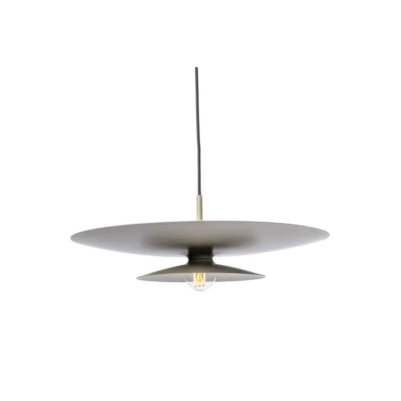 Voordeelprijs Artdelight Linares - hanglamp - Ø 50 x 16,5 cm - kaki
