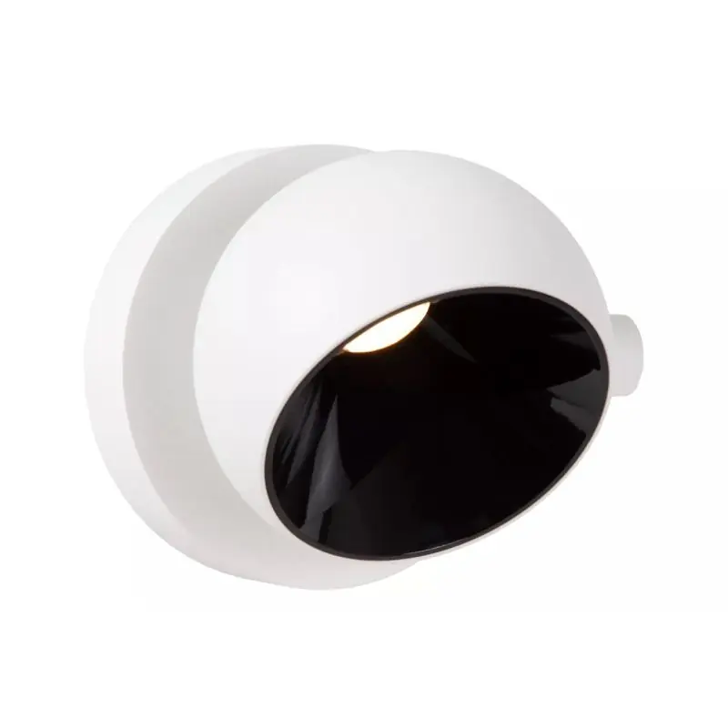 Lucide Esfera - plafondspot - Ø 11,2 x 10,1 cm - 10W dimbare LED incl. - wit met zwart Koop Online