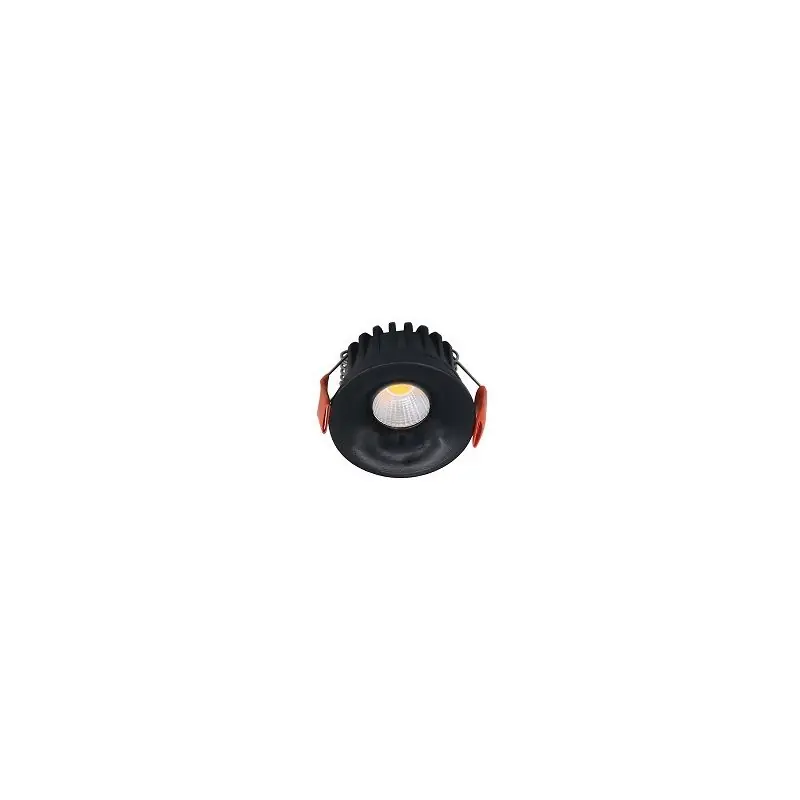 Artdelight Ottawa - inbouwspot - Ø 50mm, Ø 45mm inbouwmaat - 4W dimbare LED incl. - zwart Superprijs