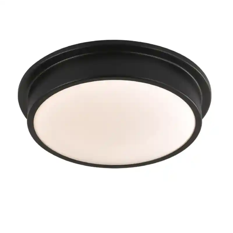 Uitverkoop Artdelight Runner - badkamer plafondverlichting - Ø 28 cm - 12W LED incl. - IP44 - zwart