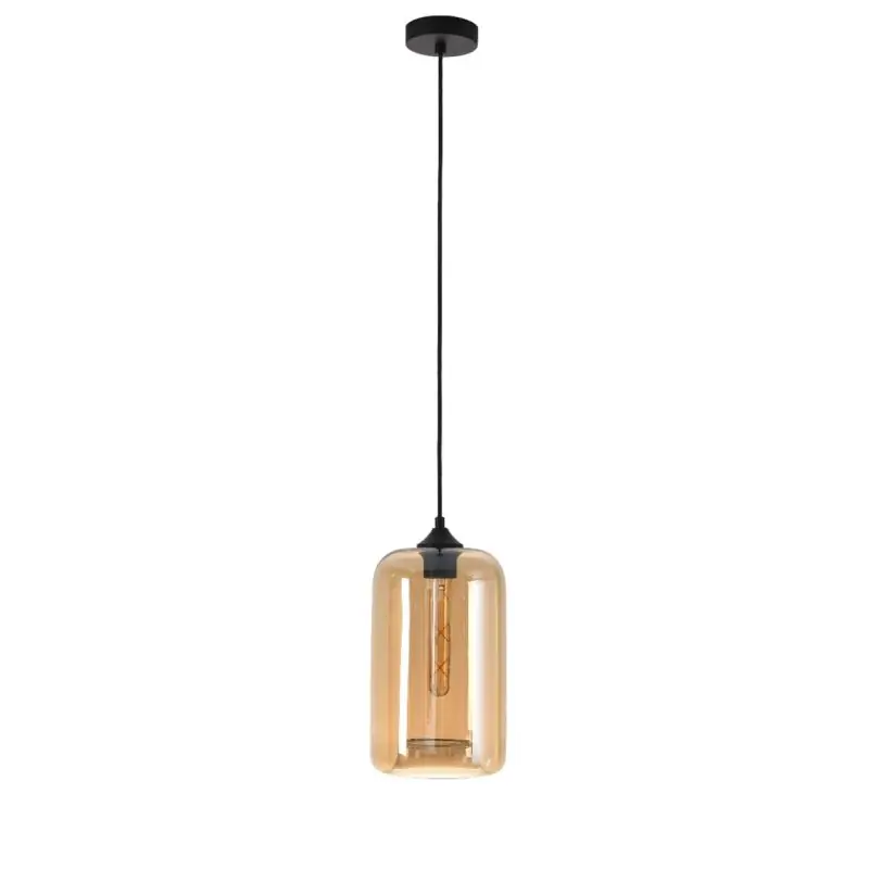 Artdelight Botany - hanglamp - Ø 18 x 188 cm - amber Budget