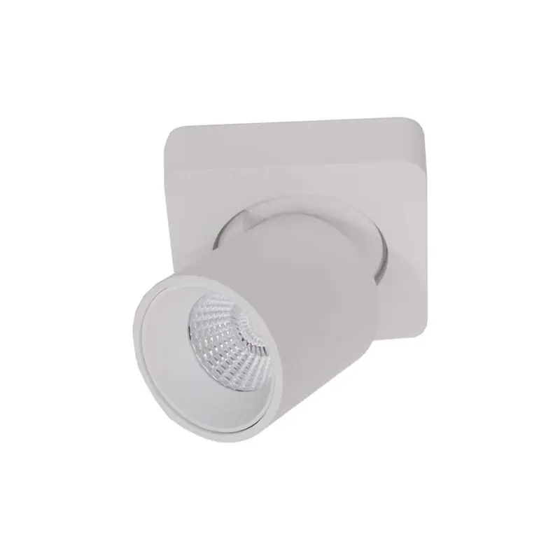 Uitverkoop Artdelight Laguna - opbouwspot 1L - 10 x 10 x 9,5 cm - 6W dimbare LED incl. - wit