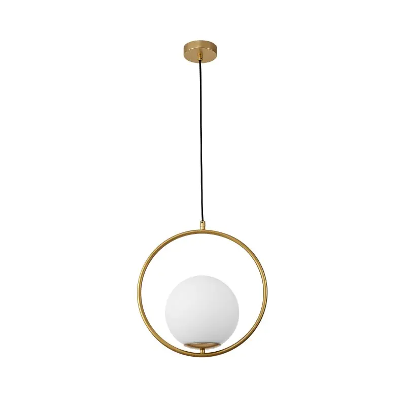 Origineel Nova Luce Obitar - hanglamp - 35 x 20 x 120 cm - messing goud