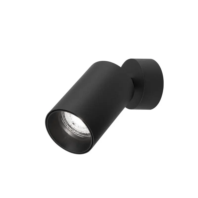 Nova Luce Tod - opbouwspot 1L - 5,7 x 13 cm - zandzwart Lage Kosten