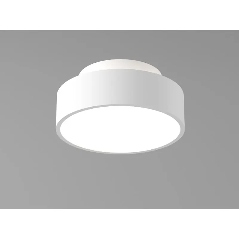 Beste Prijs Artdelight Chicago - plafondlamp - Ø 15 x 6,8 cm - 9,8W dimbare LED incl. - wit