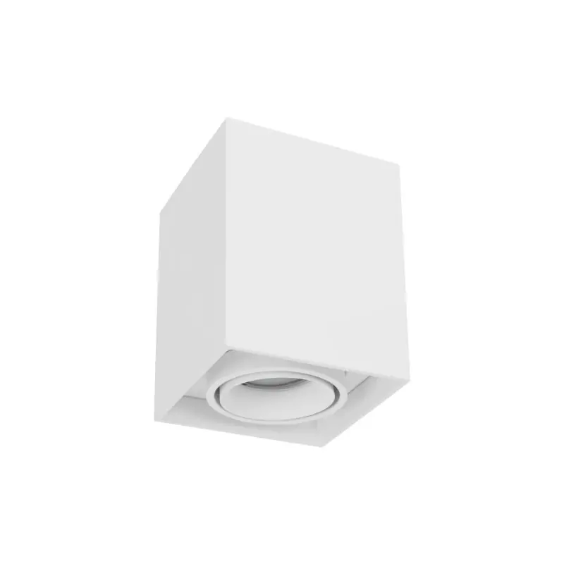 Nova Luce Rende - opbouwspot - 9,6 x 9,6 x 12 cm - wit Beste Prijs