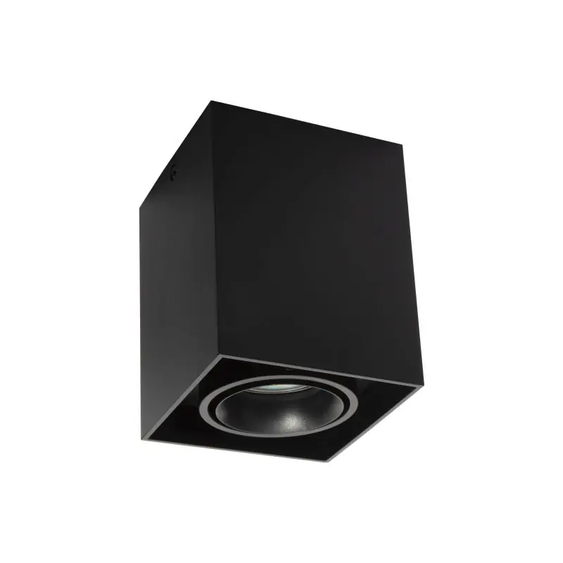 Nova Luce Rende - opbouwspot - 9,6 x 9,6 x 12 cm - zwart Betrouwbaar