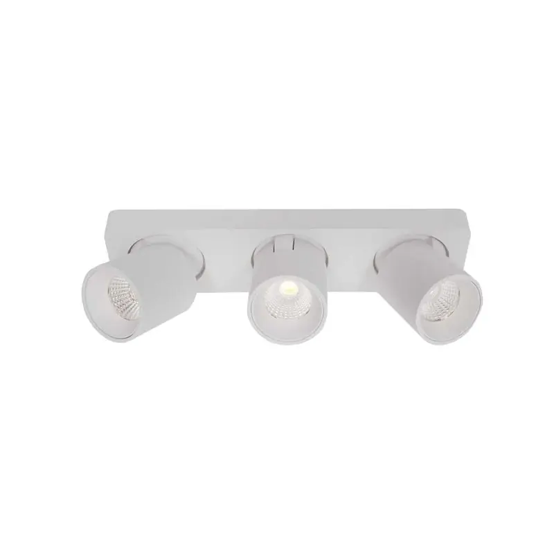 Artdelight Laguna - opbouwspot 3L - 32 x 8,2 x 9,5 cm - 3 x 6W dimbare LED incl. - wit Premium