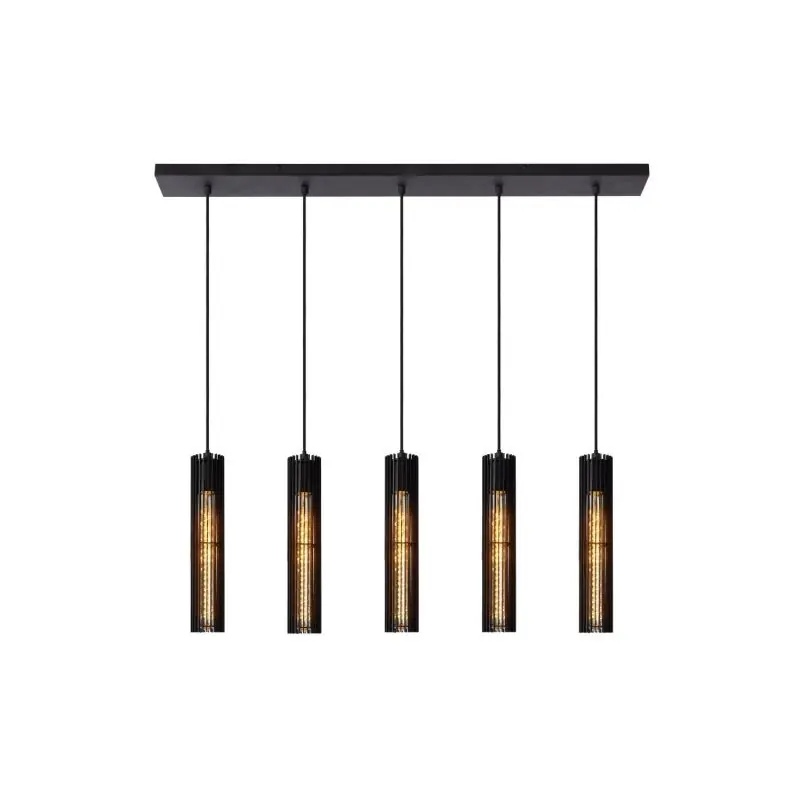 Populair Lucide Lionel - hanglamp - 100 x 11 x 180 cm - zwart
