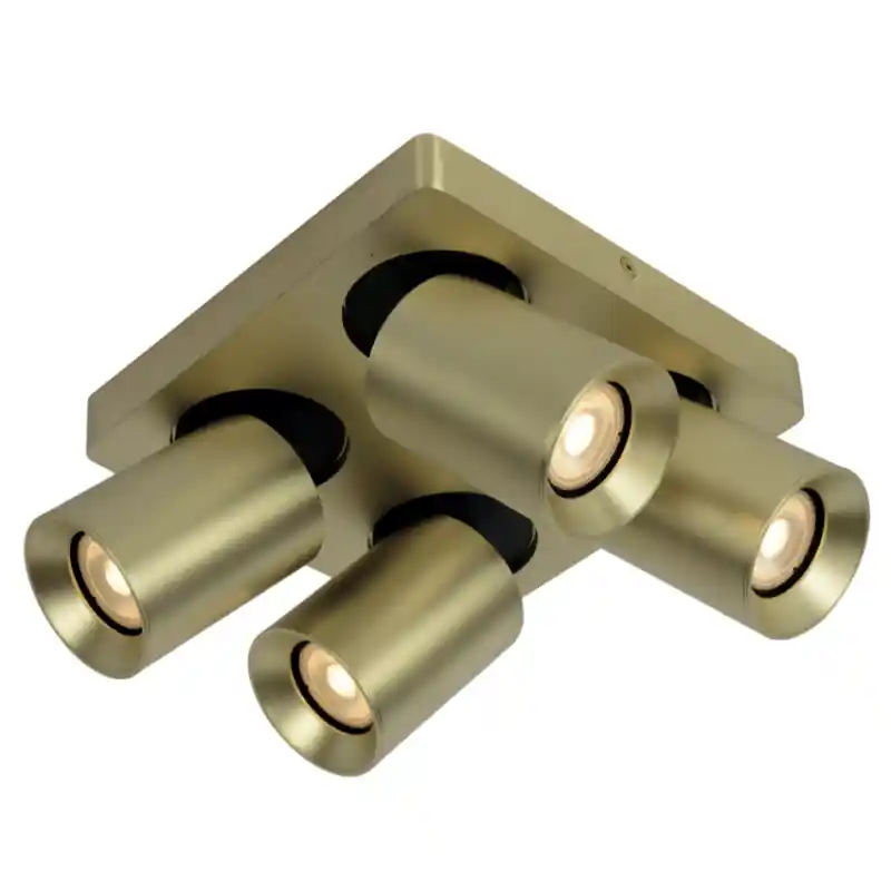 Artdelight Megano - opbouwspot 4L - 20 x 20 x 11,5 cm - mat goud Beste Prijs
