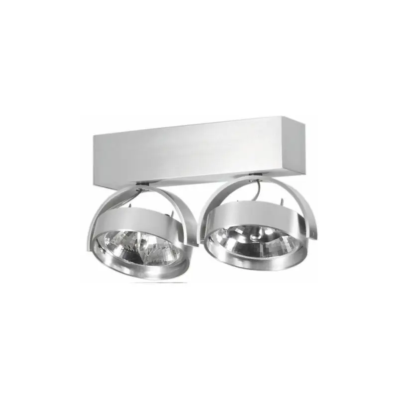 Artdelight Dutchess - opbouwspot 2L - 25 x 6 x 18,9 cm - aluminium Bestel Nu