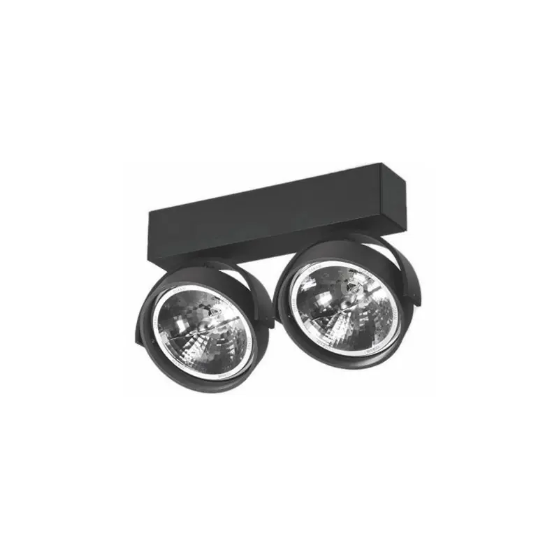 Artdelight Dutchess - opbouwspot 2L - 25 x 6 x 18,9 cm - zwart Seizoensaanbieding