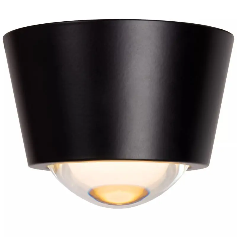 Premium Lucide Rigon - plafondverlichting - Ø 9 x 6,6 cm - 6W LED incl. - zwart
