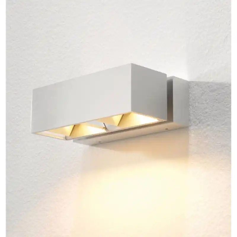 Artdelight BfeldII - buiten wandverlichting - 18 x 11 x 6 cm - 4 x 3W LED incl. - IP54 - aluminium Trendy