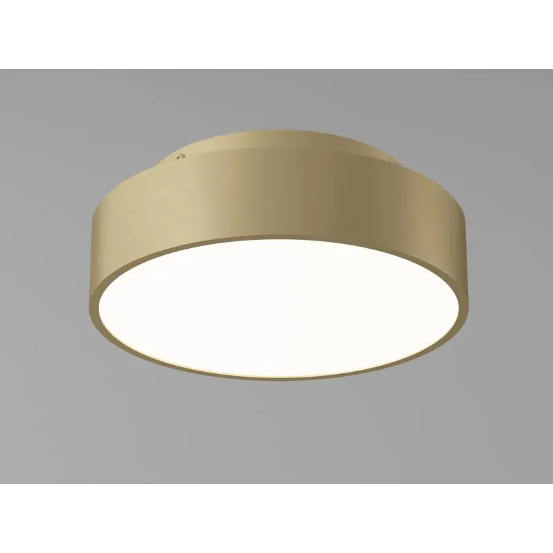 Koop Vandaag Artdelight Chicago - plafondlamp - Ø 25 x 9 cm - 19,5W dimbare LED incl. - warm goud