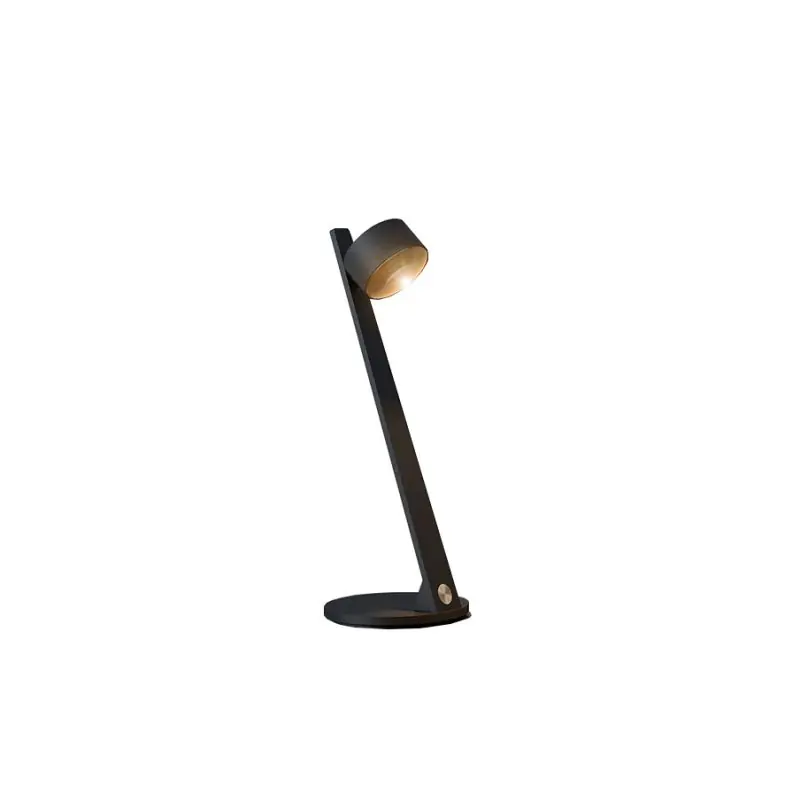Artdelight Omega - tafellamp - 3 stappen dimmer - 7W LED incl. - zwart Laatste Versie