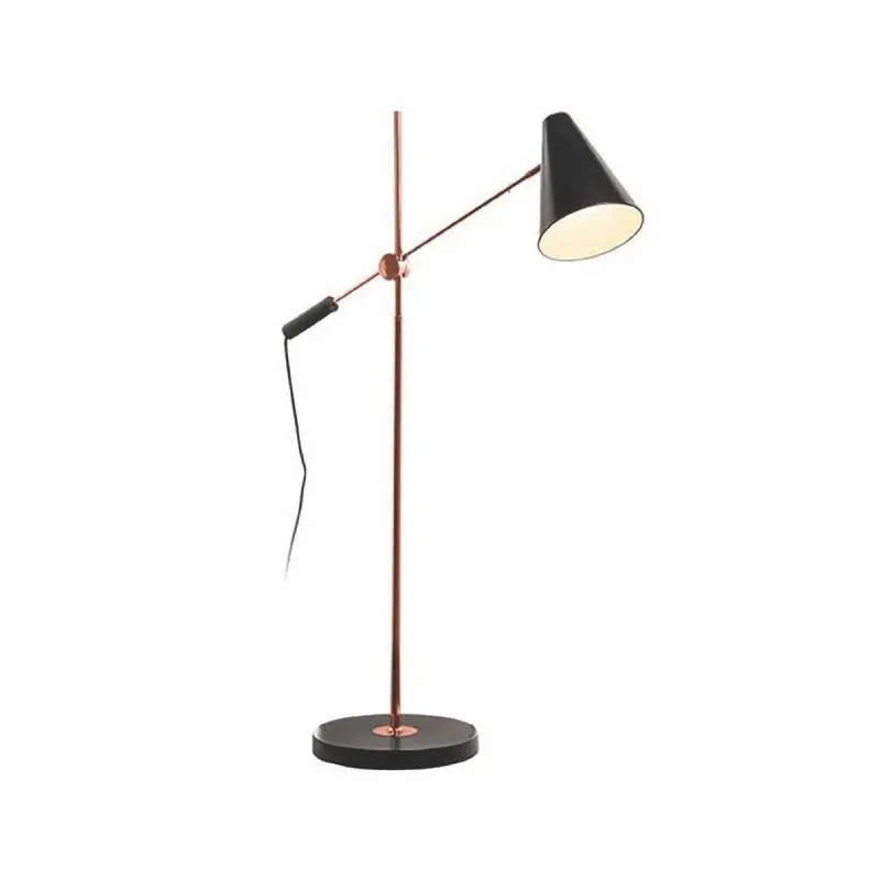 Artdelight Obscur - staanlamp - Ø50 x 150 cm - zwart Direct Beschikbaar