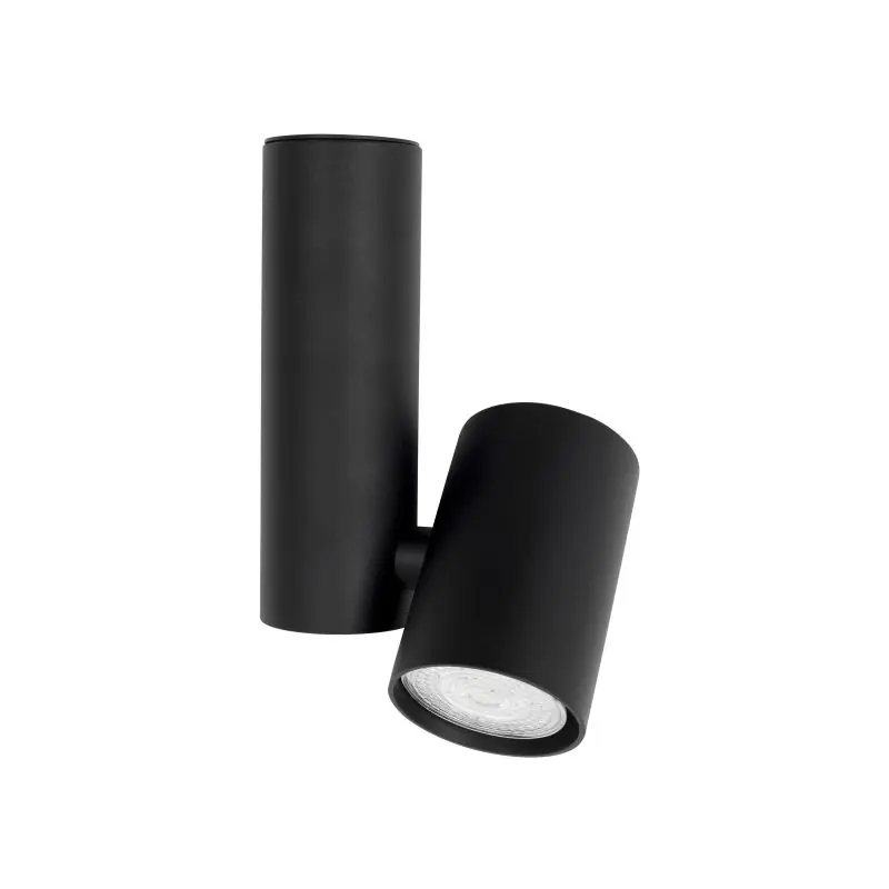 Snelle Levering Nova Luce Bernardo - opbouwspot - Ø 6 x 29 cm - zwart