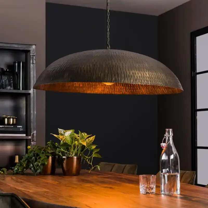 Vico Dish - hanglamp - Ø 90 x 150 cm - brons Beste Prijs