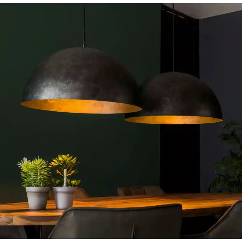 Must-Have Vico Dome - hanglamp - 142 x 60 x 150 cm - houtskool