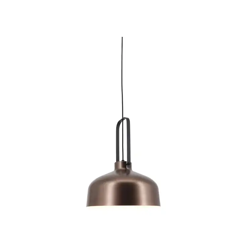 Uitverkoop Artdelight Mendoza - hanglamp - Ø 37,5 x 176 cm - brons en zwart