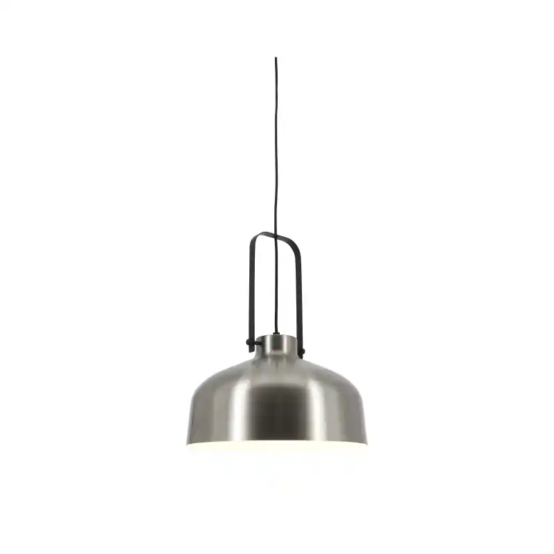 Artdelight Mendoza - hanglamp - Ø 37,5 x 176 cm - staal en zwart Laatste Kans